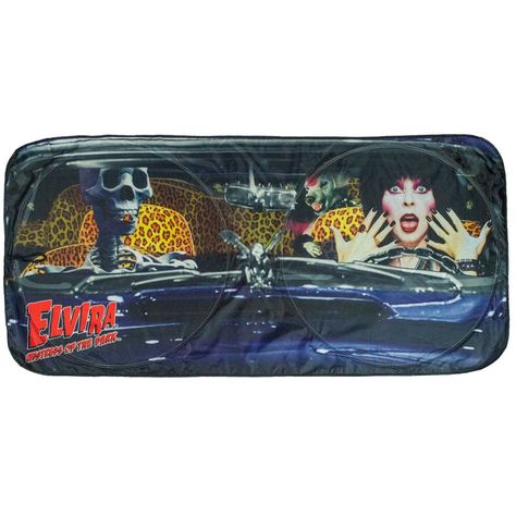 Elvira Car Sun Visor Macabre Mobile Elvira Car, Goth Car, Car Interior Diy, Kreepsville 666, Elvira Mistress Of The Dark, Car Life, Mobile Car, Car Things, Car Sun Visor