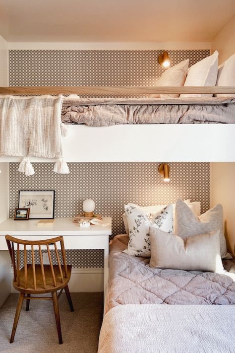 Discover how to make the most out of your dorm room space with these cozy and practical hacks. From lofted beds to multifunctional furniture, these tips will transform your tiny space into a comfy haven. Click to read more! #GoTinySpace #DormRoom Bunk Beds For Girls Room Teenagers, Beds For Girls Room, Bunk Beds For Girls, Kids Bunk Bed Rooms, Unique Nightstand Ideas, Beds For Girls, Dorm Room Chairs, Bunk Beds For Girls Room, Dorm Room Crafts