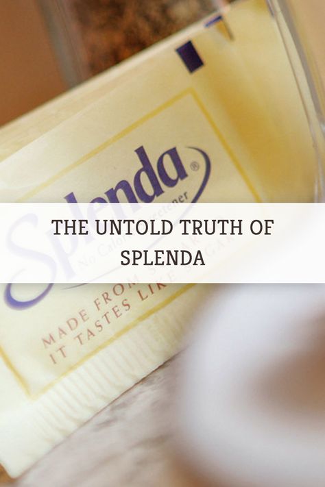 What's the deal with Splenda? Let's learn more about this particular sweetener. #splenda #sweetener #foodfacts #sugaralternative Splenda Recipes Desserts, Baking With Splenda, Splenda Desserts, Splenda Recipes, Sugar Alternatives, The Untold Truth, Sugar Substitute, Medical News, Artificial Sweetener