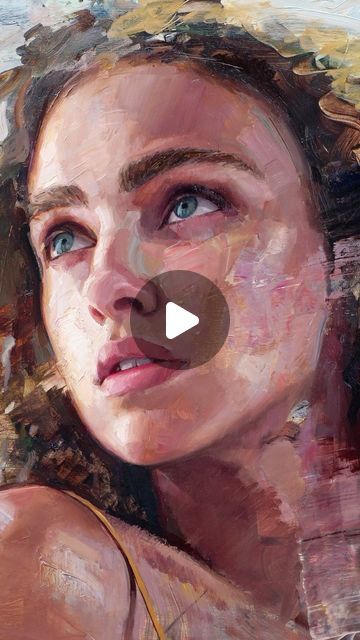 Portrait Oil Painting Faces, Oil Painting People, Female Artists Painting, Portrait Painting Tutorial, Face Oil Painting, Artwork Portrait, Dynamic Composition, Oil Painting Tutorial, Warm Skin Tone