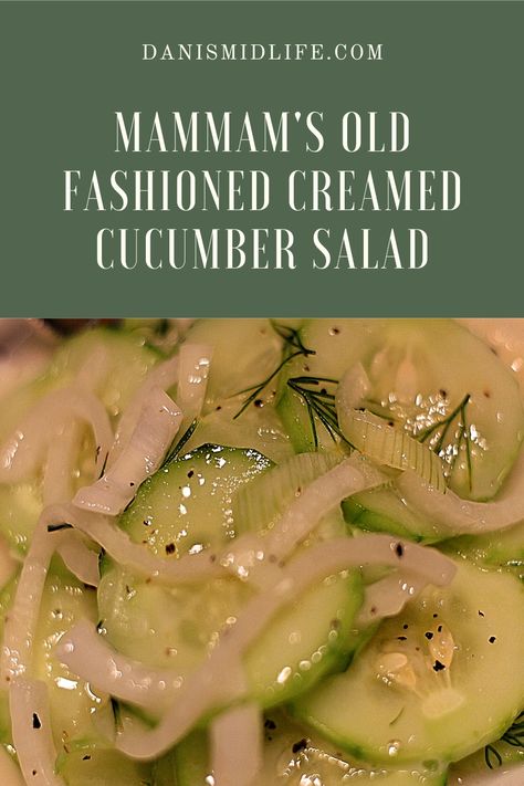 creamed cucumber salad Cucumber Salad With Evaporated Milk, Creamy Vinegar Cucumber Salad, Recipe Using Evaporated Milk, Creamed Cucumber Salad, Cucumber Salad Vinegar, Vinegar Cucumbers, Creamed Cucumbers, Cucumber Salad Recipe, Creamy Cucumber Salad