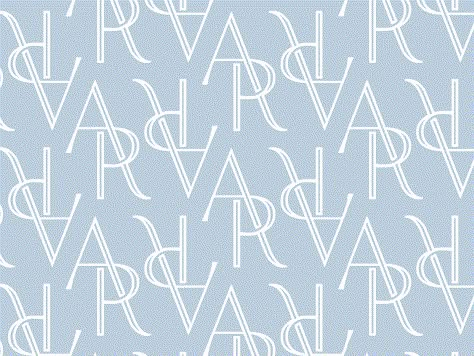 AR pattern by Alyssa Font Pattern Design, Typography Pattern Design, Monogram Pattern Design, Typographic Pattern, Logo Pattern Design, Brand Pattern Design, Letter Pattern Design, Pattern Typography, Text Pattern