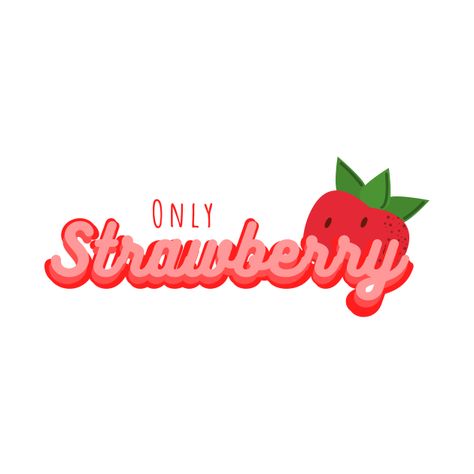 Strawberry Logo, Strawberry Things, Strawberry Design, Cute Strawberry, Strawberry Milk, Wallpaper Iphone Cute, Art Store, Wallpaper Iphone, Strawberries