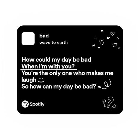 #music #song #spotufy #spotify #tiktok #aong #seasons #wavetoearth #I'llprayforyou #wavetoearthsong #seasonssong #tiktoksong #kpop #kpopgroup #kpopwavetoearth #seasons #badsong #badwavetoearth #koreanband Wave To Earth Bad Lyrics, Bad Wave To Earth Wallpaper, Love Wave To Earth Spotify, Wave To Earth Song Lyrics, Bad Wave To Earth Spotify, Wave To Earth Aesthetic Icon, Wave To Earth Bio Ideas, Wave To Earth Spotify Lyrics, Wave To Earth Quotes