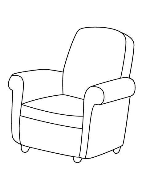 17 Best images about Armchairs on Pinterest | Armchairs, Digital ... Armchair Drawing, Drawing Chair, Sea Coloring Pages, Drawing Furniture, Aesthetics Art, Chair Drawing, Baby Print Art, Furniture Design Sketches, Art Aesthetics