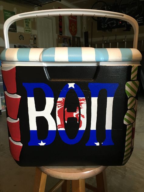 beta theta pi fraternity cooler Beach Weekend Cooler Fraternity, Beta Theta Pi Cooler, Beta Frat Cooler, Nashville Cooler, Beta Cooler, Nola Formal, Mountain Weekend Cooler, Painted Fraternity Coolers, Nola Cooler