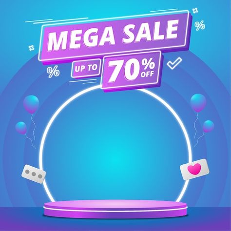 Payday Sale Design, Mega Sale Poster, Payday Sale, Blue Logo Design, Game Icon Design, Advertisement Layout, Watermark Ideas, Instagram Design Layout, Sale Logo