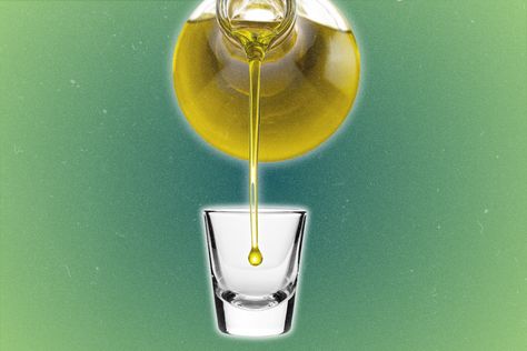 Why You Don't Need Olive Oil Shots — TIME Olive Oil Shots, Drinking Olive Oil, Lemon Salt, Shot Recipes, Best Oils, Extra Virgin Olive Oil, Olive Oil