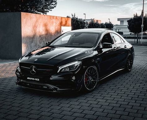 Amg Cla45, Mercedes Cla 250, Mercedes Sedan, Mercedes Benz Sports Car, Cla 45 Amg, Mercedes E63, Black Mercedes, Mercedes Benz World, Black Mercedes Benz