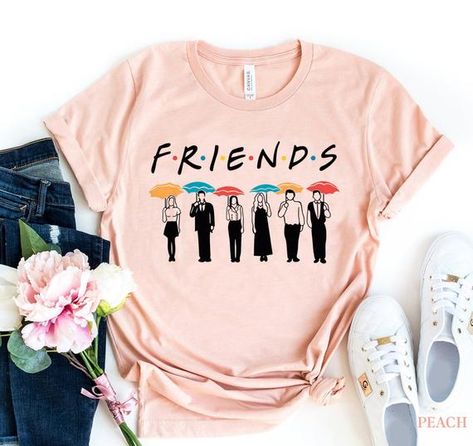 Friends Shirt Friends TV Show Shirt Best Friends Tumblr T-shirt Rachel Green Graphic Shirt Fall Shirt Friends Tee Gift for a Friend by ClothingByShane Friends Funny Photos, Best Friend Shirts Funny, Best Friend Canvas, Screen Printing Inspiration, Friends The Tv Show, Friends Serie, Friends Clothes, Friends Giving, Friend Shirts