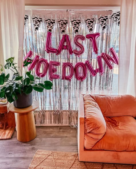 Disco Cowgirl Bachelorette Backdrop, Bachelorette Party Space Cowgirl, Final Hoedown Bachelorette, Disco Cowgirl Hens, Last Hoedown Bachelorette Party Decor, Cowgirl Photo Backdrop, Bachelorette Hoedown, Cowgirl Bachelorette Party Ideas, Disco Cowgirl Decor