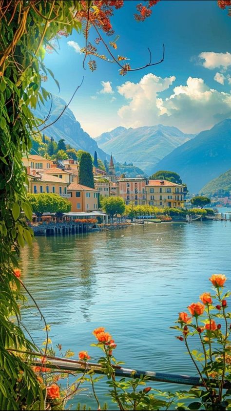 Lake Como 🇮🇹 Mennagio Lake Como, Lake Como Italy Photography, Lac Como, Como Lake Italy, Italy Lake Como, Lake Como Villas, Places To Visit In Italy, Europe 2024, Como Lake