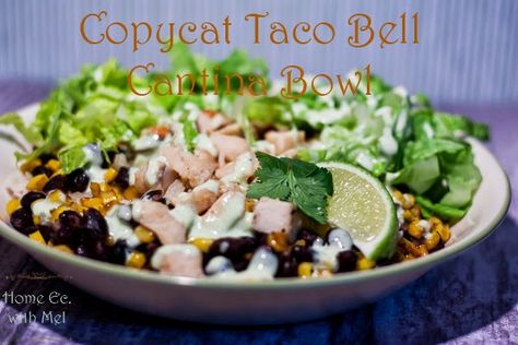 Taco Bell Black Beans Recipe, Cantina Bowl Recipe, Taco Bell Cantina Bowl, Chicken Cantina Bowl Recipe, Taco Bell Power Bowl Recipe, Fajita Meat, Taco Bell Copycat, Copycat Taco Bell, Super Salad