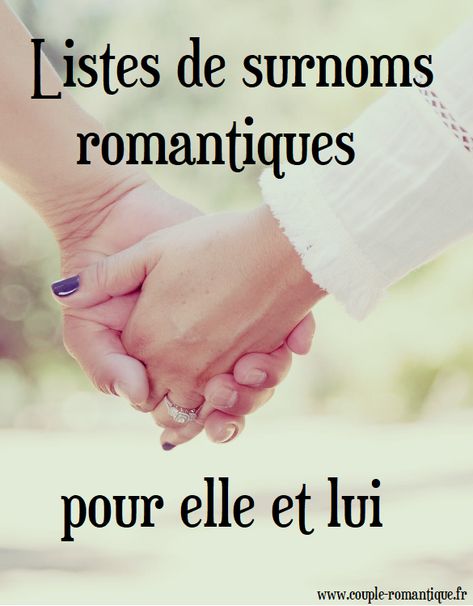 Quel surnom donner à la femme ou l'homme que vous aimez? Trouvez de nombreuses idées insolites, classiques, romantiques... #surnom #surnoms Names For Girlfriend, Cute Good Morning Texts, Romantic Love Messages, Good Morning Texts, French Quotes, Romantic Love, Love Messages, Things To Know, Nom Nom