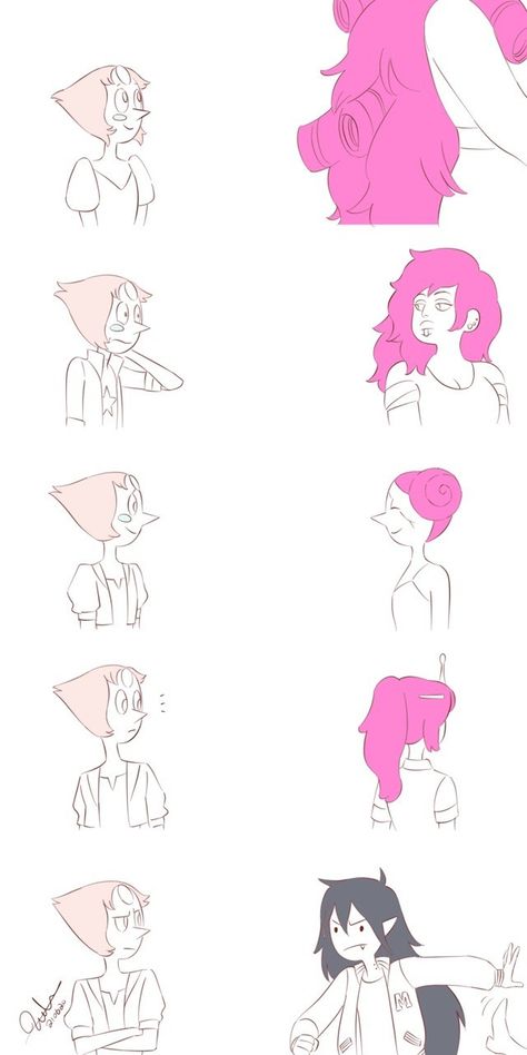 Marceline And Bubblegum, Steven Universe Anime, Steven Universe Au, Steven Universe Memes, Steven Universe Funny, Steven Universe Characters, Steven Universe Comic, Cartoon As Anime, Steven Universe Gem