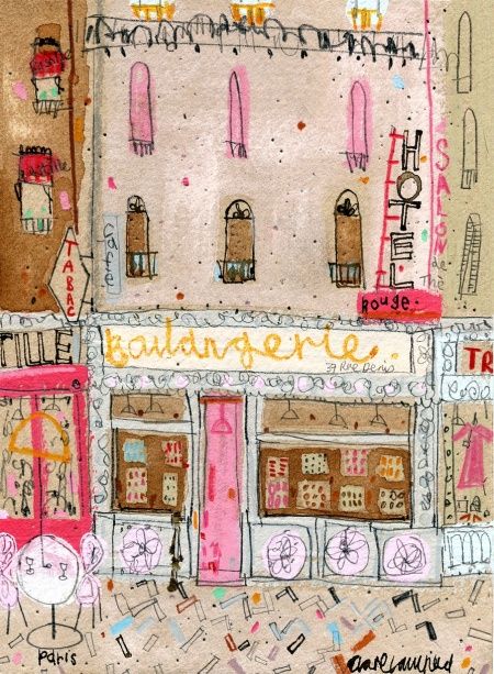 Art Parisien, Cafe Pictures, 심플한 그림, Paris Wall Art, Art Carte, Paris Art, Arte Inspo, Art Et Illustration, Art And Illustration