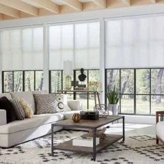 solar shade color for black window frames? Curtains Over Shutters, Blinds For Doors, Persiana Sheer Elegance, Modern Window Coverings, Sliding Door Curtains, Blackout Roller Shades, Best Blinds, Custom Window Coverings, Custom Shutters