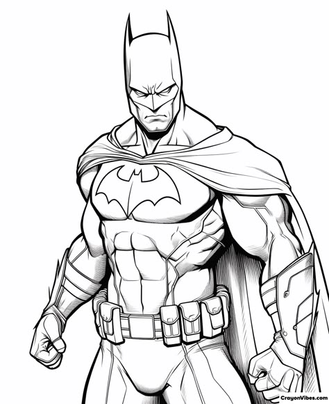 Bat Man Coloring Pages, Coloring Pages Batman, Batman Coloring Pages Free Printable, Batman Colouring, Dc Coloring Pages, Superhero Coloring Pages Free Printable, Comic Coloring Pages, Batman Drawing Sketches, Cartoon Stencil