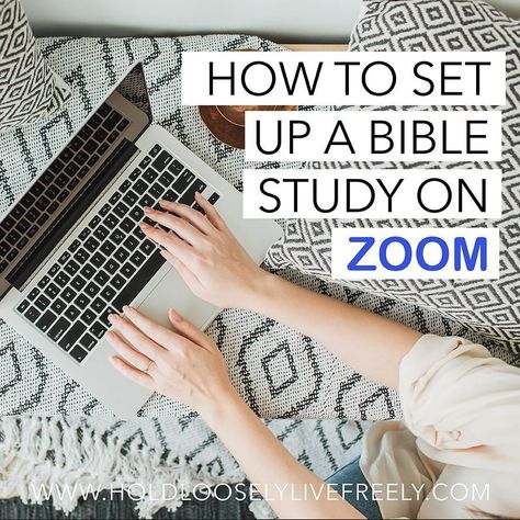 Your Guide to Hosting a Bible Study on Zoom  #zoom #zoombiblestudy #biblestudy #leadingbiblestudy #howto #ifequip #iflocal #youcandoit #gatheryourpeople #setyourgaze #cheeringyouon #holdlooselylivefreely #hllf #melissacheatham #kirstinricketts Zoom Bible Study, Virtual Bible Study, Bible Study Schedule, Bible Study Ideas, Online Bible Study, Study Ideas, Study Schedule, Women's Ministry, Online Study