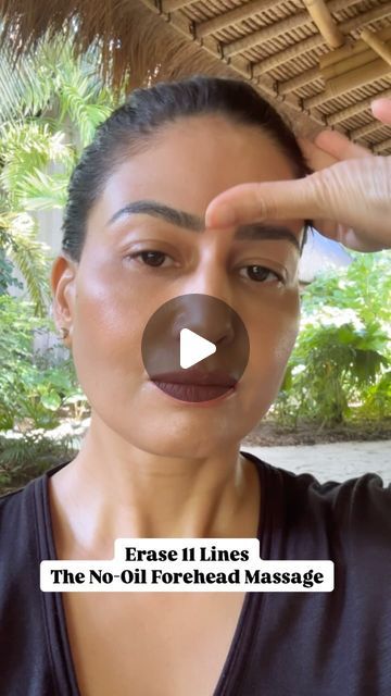 Uma Ghosh | Holistic Beauty Educator on Instagram: "11 lines on the forehead are often the result of repetitive expressions. Over time, these expression lines deepen as underlying muscles and fascia adapt to the movements, leading to stagnation in blood flow, oxygen, and nutrients. This massage is designed to release tension in those lines, encouraging circulation and better nutrient flow beneath the skin. You can do it without any oil, allowing the movements to penetrate deeply and improve skin vitality! Try this regularly to keep your forehead looking relaxed and smooth." Facial Stretches, Forehead Massage, Forehead Lines, Acupressure Therapy, Release Tension, Forehead Wrinkles, Holistic Beauty, Beauty Tips And Tricks, Face Yoga