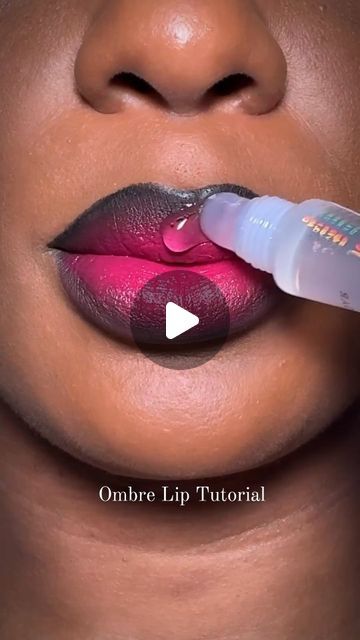 Sixfigure Cosmetics on Instagram: "Ombre Lip Tutorial. Rate it on a scale of 1-10.  💄Be Inspirered 💄  Original only.Make your orders today at branches below:👇👇👇👇 🇰🇪NAIROBI ➖ MARION  0717 514 177@ (CBD- World Business,1st floor)  #OmbreLipstick #makeup # lipstick #maybelline #kenya #kenyamua #makeup #Tutorial" Quick Eye Makeup Tutorial, Ombre Lips Tutorial, Black Makeup Looks, Quick Eye Makeup, Lipstick Maybelline, Ombre Lipstick, Ombre Lip, Lip Art Makeup, Makeup Pictorial