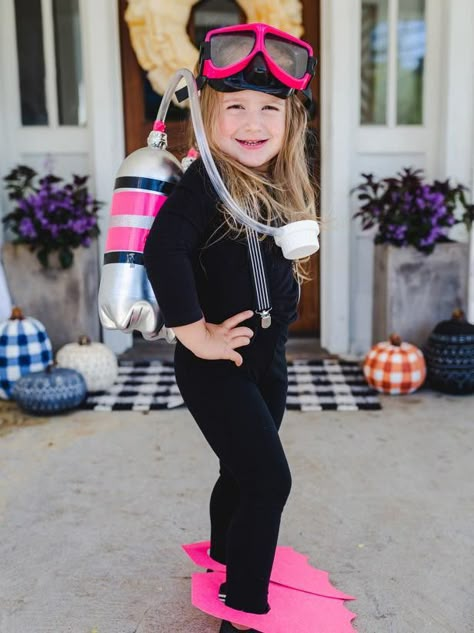 Scuba Costume, Diver Costume, Frankenstein Halloween Costumes, Scuba Diver Costume, Halloween Costumes You Can Make, Handmade Halloween Costumes, Diy Costumes Women, Costume Carnaval, Halloween Outfit Ideas