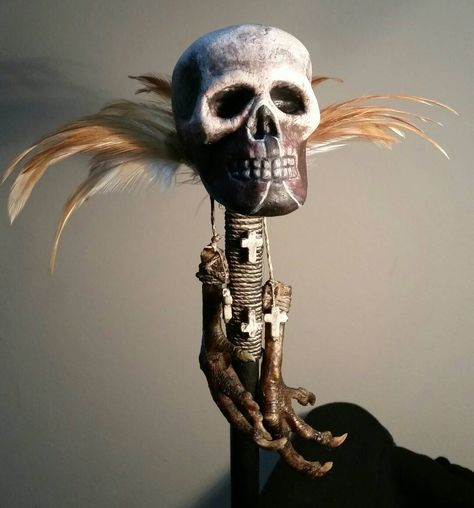 Voodoo Staff, Voodoo Costume, Voodoo Halloween, Baron Samedi, Papa Legba, Doctor Costume, Witch Decor, Voodoo Dolls, Warrior Girl