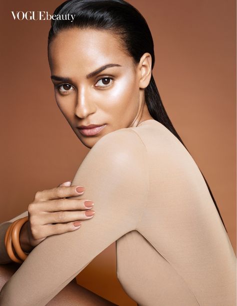 Gracie Carvalho Embraces Neutral Beauty for Vogue India Nude Color Photoshoot, 40th Photoshoot, Gracie Carvalho, Brown Monochrome, Business Shooting, Vogue Editorial, Makeup Board, Beauty Photoshoot, Photoshoot Idea