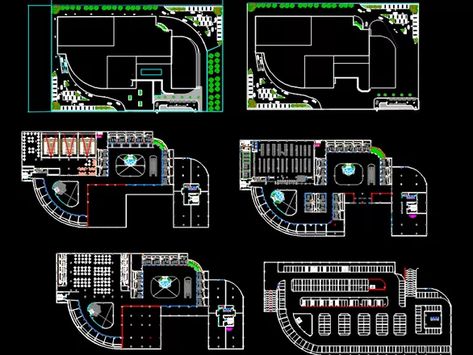 mall — Bibliocad Mall Floor Plan Layout, Shopping Mall Design Plan, Commercial Complex Plan, Mall Floor Plan, Theatre Plan, Mall Plan, Commercial Building Plans, Site Development Plan, Mall Facade