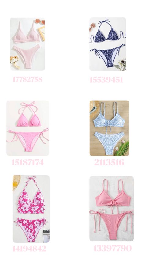 Shein bikini codes!! Shein Codes, Diy Crafts Love, Shein Outfits, Summer Outfits, Coding, Clothes