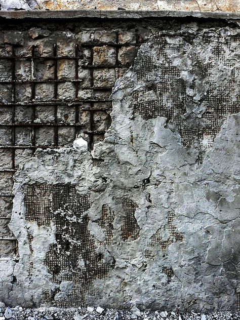 Damaged Concrete Industrial Decay, House Wall Design, Set Design Theatre, Cement Wall, Concrete Texture, Brutalism, City Aesthetic, Photographic Art, Street Scenes