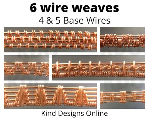 Wire Weave Patterns, Wire Weaving Patterns, Wire Weaving Techniques, Wire Wrap Tutorial, Wire Weaving Tutorial, Wrapping Tutorial, Wire Jewelry Patterns, Wrap Tutorial, Wire Tutorials