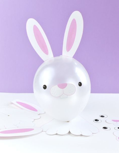 Design a Wacky Bunny Balloon Bunny Party Food, Bunny Balloon, Some Bunny Is One, Bunny Birthday Party, Easter Spring Wreath, Here Comes Peter Cottontail, Bunny Party, Pastel Balloons, Bunny Birthday