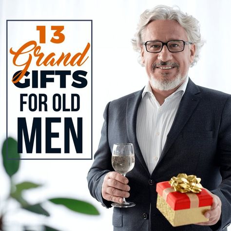 The older man in your life deserves a grand gift. Check these out! #giftsformen #giftsforoldermen #oldermangifts Gift Baskets For Older Men, Gifts For Older Men Over 70, Gifts For Older Men, Gifts For Elderly, Corporate Christmas Gifts, Nice Holiday, Diy Easter Gifts, Top Christmas Gifts, Police Officer Gifts