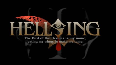 Hellsing - The Bird of Hermes is my name, eating my wings to make me tame. The Bird Of Hermes, Hellsing Ova, Logotype Inspiration, Castlevania Lord Of Shadow, Hellsing Ultimate Anime, Hellsing Ultimate, Hellsing Alucard, Lord Of Shadows, Naruto Wallpaper Iphone