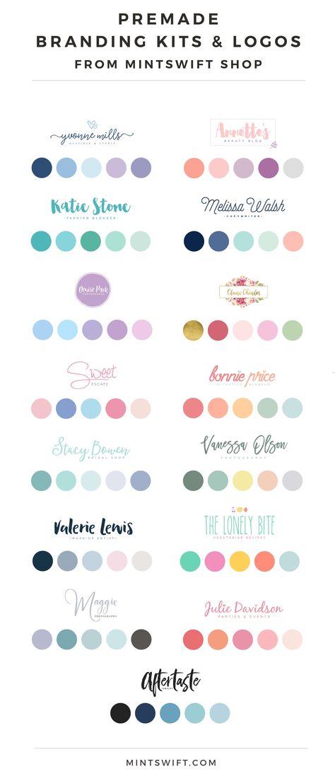 MintSwift Shop: Redesigned Premade Branding Kits & Logos Now Available + Bl... Premade Branding Kit, Branding Kits, Blog Website Design, Premade Branding, Color Schemes Colour Palettes, Design Logos, Clinic Design, Blog Logo, Boutique Logo