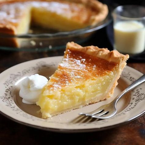 Best Delicious Recipes Southern Buttermilk Pie, Buttermilk Pie, Kinds Of Pie, Buttermilk Recipes, Gluten Free Pie, Cheese Biscuits, Homemade Pie Crusts, Trending Recipes, Herb Butter