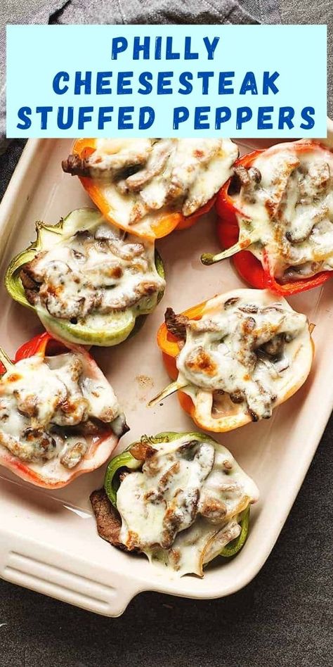 Shaved Steak Stuffed Peppers, Shaved Beef Stuffed Peppers, Shaved Steak Keto Recipes, Stuffed Peppers Philly Cheesesteak, Keto Recipes Without Cheese, Keto Bell Peppers Stuffed, Philly Cheese Stuffed Peppers, Philly Steak Stuffed Peppers, Keto Pepper Recipes