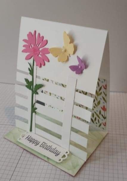 Split Cards, Fence Cards, Lattice Cards, Cricut Birthday Cards, Sending Smiles, Card With Flowers, Cricut Birthday, Card Design Handmade, Cards For Women