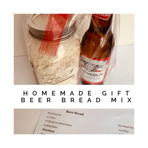 Baking Mix Gift Ideas, Christmas Dip Mix Gifts, Dip Mix Gift Ideas, Beer Bread Gift In A Jar, Bread Mix Gift, Beer Bread In A Jar, Beer Bread Mix Gift, Diy Bread Mix In A Jar, Beer Bread Mix In A Jar