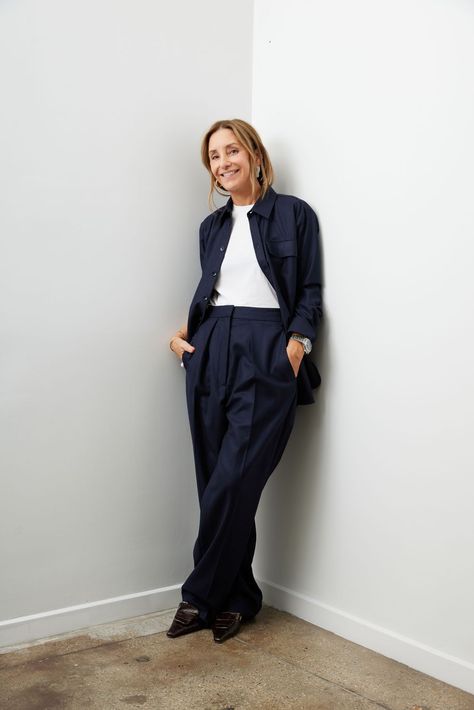 Building A Wardrobe With Tibi Founder Amy Smilovic (2024) | The Quality Edit Tibi Outfit, Amy Smilovic Style, Olympia Gayot, Tibi Style, Building A Wardrobe, Amy Smilovic, Androgynous Outfits, Book Dress, Old School Fashion