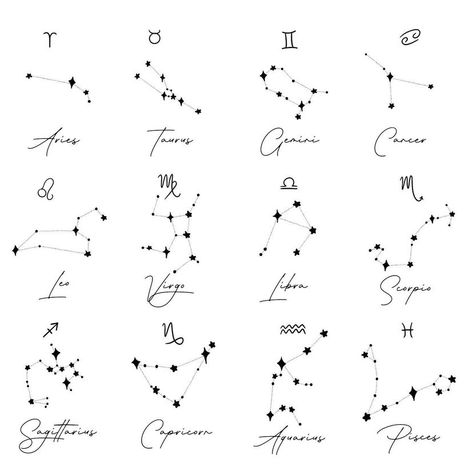 Astrology Tattoo, Leo Star Sign, Horoscope Tattoos, Sign Tattoo, Leo Star, Scorpio Tattoo, Astrology Stars, Star Tattoo, Written In The Stars