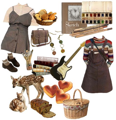 Lesbian Cottagecore Outfits, Cottagecore Lesbian Outfit, Lesbian Outfits Summer, Cottagecore Basket, Cottage Core Aesthetic Outfit, Non Binary Outfits, Cottage Core Outfit, Evermore Era, Cottagecore Outfit