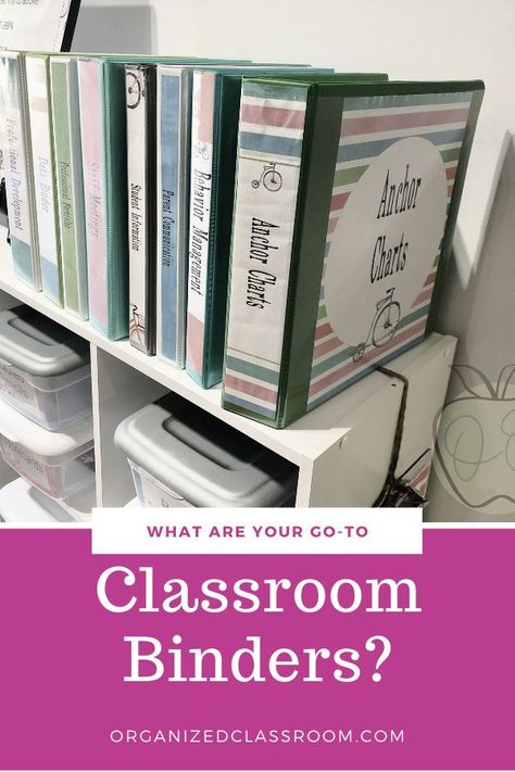 As a teacher you already understand. So. many. papers. While SOME of it can be done electronically these days, certain pages really need to have a paper hard copy. Organize those items in binders! Stop by and share your favorite teacher binder titles. Binder Organization School, Binder Inspiration, Teacher Binder Organization, Binder Storage, Fall Classroom Ideas, Data Binders, Student Binders, Organized Classroom, 2023 Year