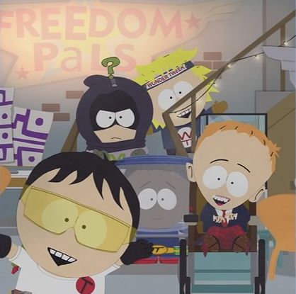 my friend couldnt find this screenshot so i uploaded it for her since i have the game Freedom Pals, Kenny South Park, South Park Memes, Style South Park, Tweek And Craig, South Park Funny, Tweek Y Craig, South Park Characters, Park Pictures