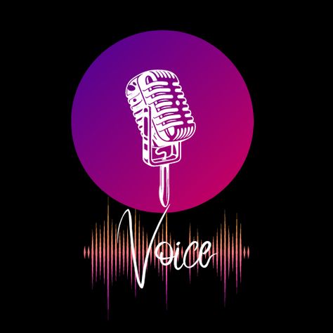 Bold and impactful voice icon/logo symbolizing the power of a strong voice. Perfect for movements, platforms, and brands that amplify messages and inspire change. Voice Over Logo, Voice Icon, Voice App, Dj Images Hd, Dj Images, Image Hd, Cleveland, The Voice, Dj