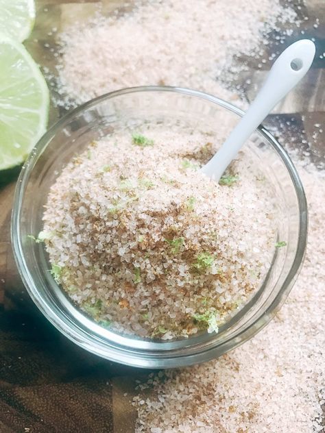 Chipotle Lime Flavored Salt Copycat Recipes Desserts, Flavored Salt, Italian Recipes Appetizers, Homemade Bread Recipes Easy, Homemade Bread Easy, Flavored Salts, Lime Salt, Small Food Processor, No Salt Recipes