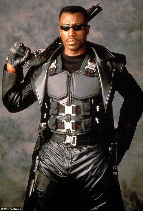 Wesley Snipes Blade Film, Half Vampire, Eric Brooks, Vampire Monster, Blade Movie, Blade Marvel, Michael Jai White, Day Walker, Real Superheroes