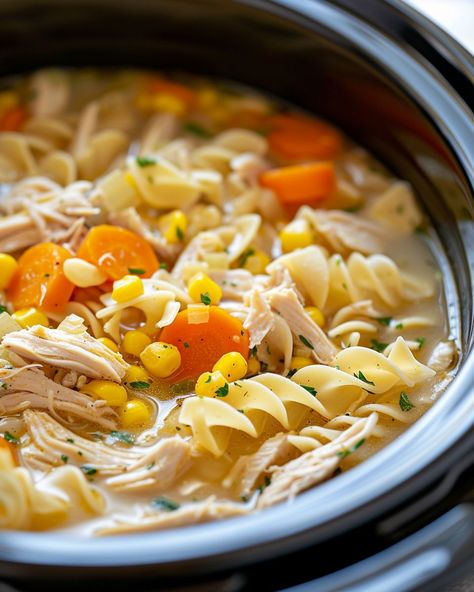 Amish Neighbors Comfort Bowl, Amish Friendship Soup, Amish Crockpot Recipes, Amish Chicken Noodle Soup, Amish Chicken Noodle Soup Recipe, Amish Stew, Amish Chicken Corn Soup, Amish Meals, Abc Soup