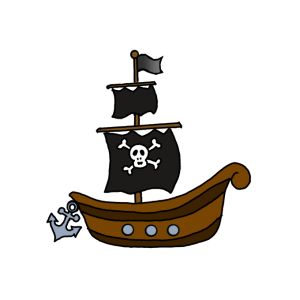 Easy Pirate Ship Drawing, Draw A Pirate Ship, Cartoon Pirate Ship, Kids Pirate Ship, Pirate Ship Drawing, Cartoon Pirate, Easy Draw, Ship Drawing, Easy Drawings For Kids